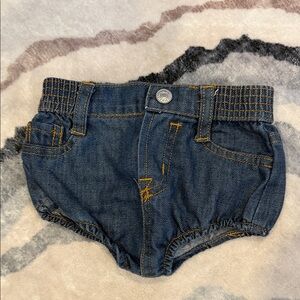 7 For All Mankind Dark Blue Denim Diaper Cover